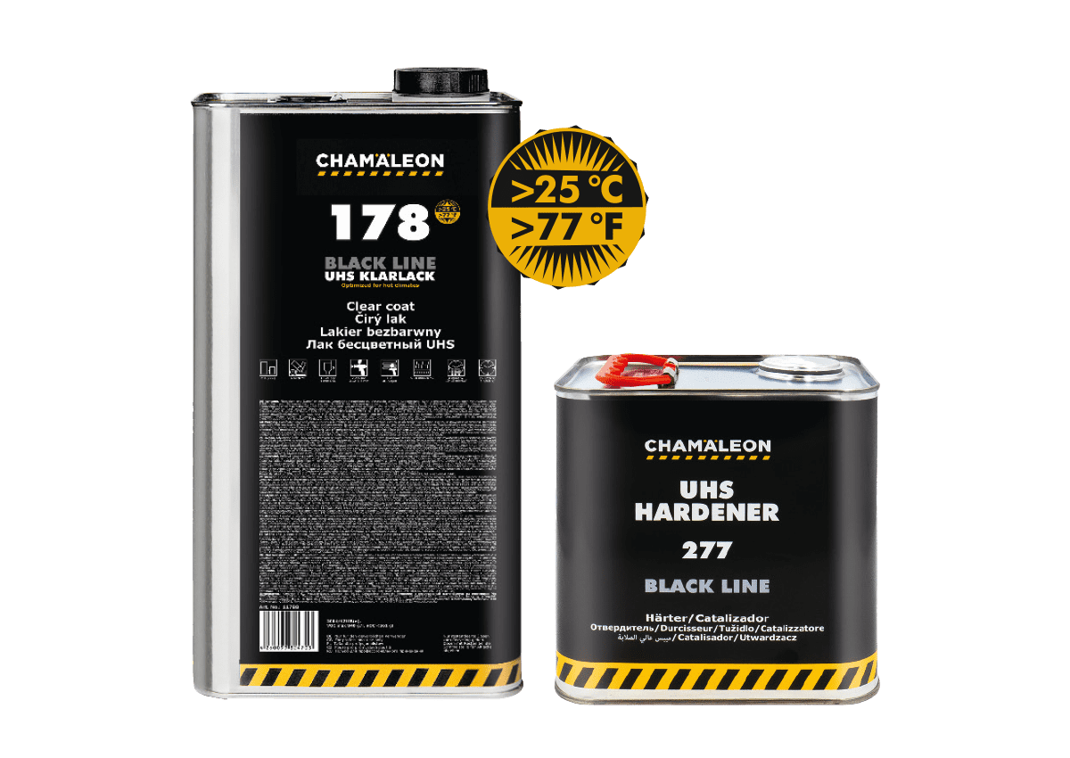 Vernis peinture 178 UHS  spécial chaleur 2:1  7.5L