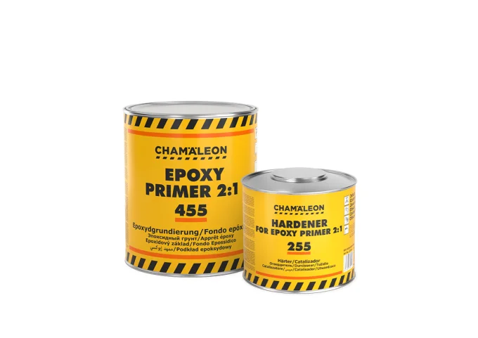 Apprêt époxy 2K Chamäleon 455, haute protection anticorrosion longue durée acier et aluminium