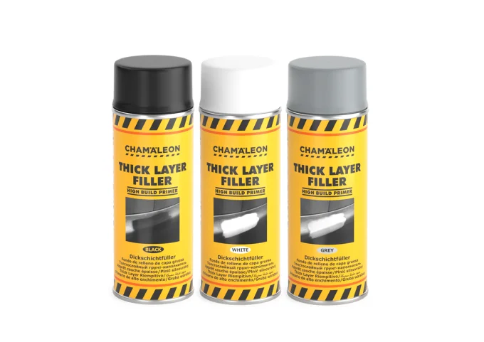 Apprêt garnissant Chamäleon en aérosol 400 ml pour combler et égaliser la carrosserie