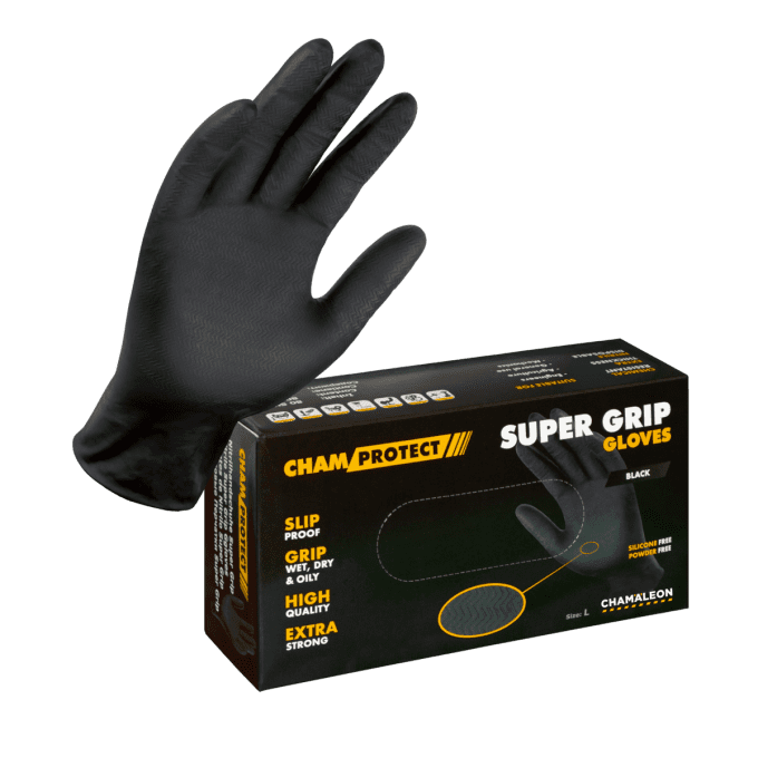 Boîte de gants nitrile super prise Chamäleon