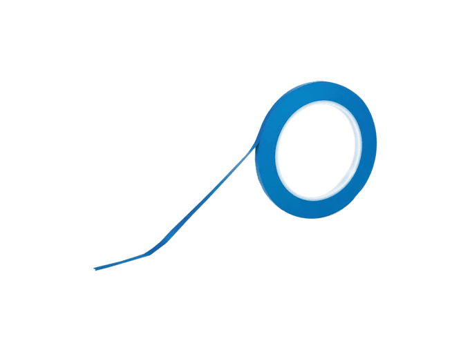 Rouleau de ruban fine line bleu 3 mm Chamäleon