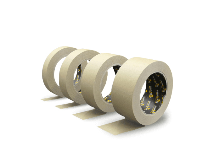 Ruban de masquage peinture beige 60°C 